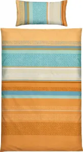 Постельное белье абрикосовое 1x 155x220 см + 1x 40x80 см Erwin Müller