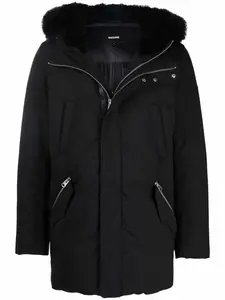 Пуховик Edward с логотипом и искусственным мехом Mackage, черный