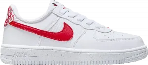 Кроссовки Nike Force 1 Crater Next Nature PS 'White Habanero Red', белый