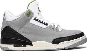 Кроссовки Air Jordan 3 Retro Chlorophyll, зеленый