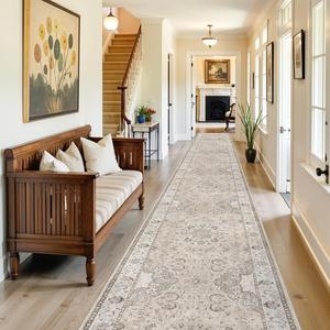 Ковровая дорожка Hy Hao Yun Lai для гостиной, 92х305 см, бежевый