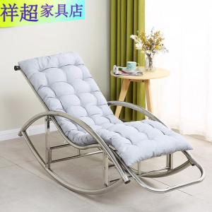 Vinoya Кресло-качалка из нержавеющей стали 304 с защитой от падения, модель 201A, подушка серебристо-серая