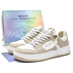 Низкие кроссовки для скейтбординга унисекс Doraemon, Vintage White (Box Limited Edition)