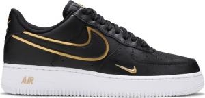 Кроссовки Nike Air Force 1 '07 LV8 'Metallic Swoosh Pack - Black', черный