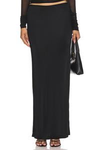 Юбка струящаяся Helmut Lang, черный