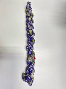 Цыганский шарф синего цвета Paisley and Pomegranate