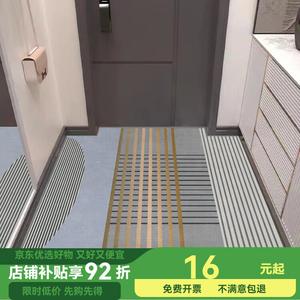 Budis Ковер 100х120 см для прихожей/ванной в новом китайском стиле, абсорбирующий, нескользящий, с рельефными линиями