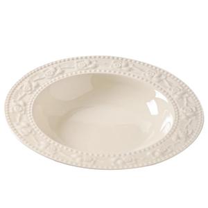 Набор посуды Kawasimaya, бежевый/розовый, тарелка 20 см, розовый