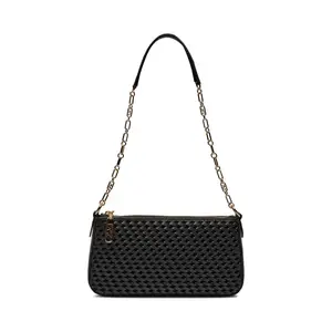 Кожаная сумка через плечо Michael Kors, черный