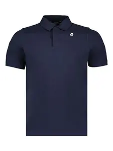 Рубашка-поло Vincelle с аппликацией логотипа K-Way, синий