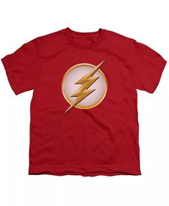 Футболка с коротким рукавом и новым логотипом для мальчиков Flash, красный