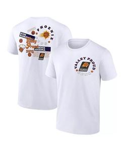 Мужская белая футболка Phoenix Suns Street Collective Fanatics