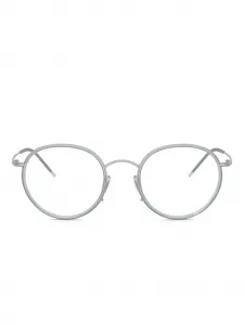 Очки в круглой оправе GIORGIO ARMANI, серебяный