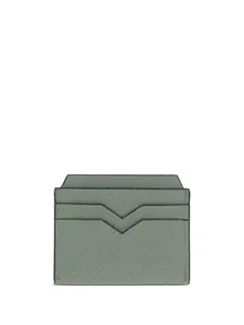 Фактурный картхолдер Valextra, зеленый