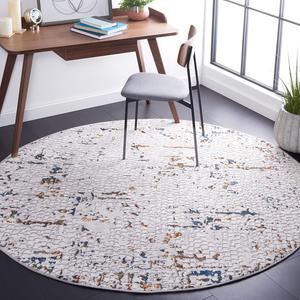 Ковер SAFAVIEH, 201 x 201 см, Amelia Collection Round Grey/Light Grey ALA254K Modern Abstract Non-Shedding