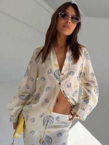 Футболка Miley с принтом Oyster Never Fully Dressed, Cream