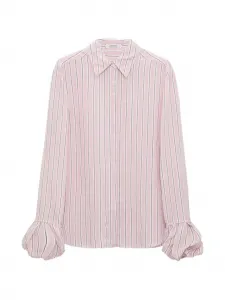 Блузка Striped Ease в полоску Dorothee Schumacher, розовый