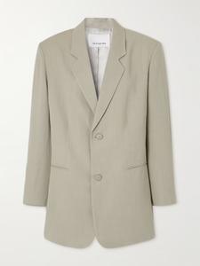 Твиловый блейзер Aiden The Frankie Shop, зеленый