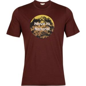 Футболка Icebreaker M Tech Lite II SS NaturalAlp, коричневый