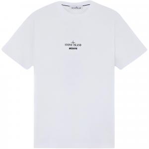 STONE ISLAND Футболка мужская белая