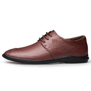 Mulinsen Мужские повседневные туфли мужские низкие черные/светло-коричневые/темно-коричневые/хаки - темно-коричневый