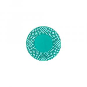 Тарелка Bordallo Pinheiro Bicos для хлеба, 17х17 см, мятно-зеленый