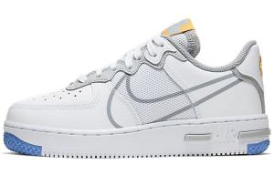 Кроссовки Nike Air Force 1 Low React SU White Light Smoke Grey GS