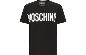 Футболка с логотипом MOSCHINO, черная