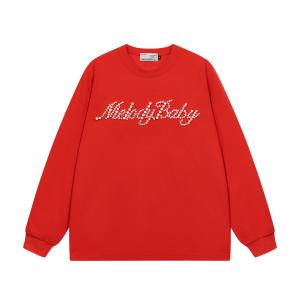 Футболка с длинными рукавами унисекс HARSH AND CRUEL, красный