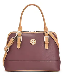 Сумка-сатчел Saffiano Dome Giani Bernini, красный