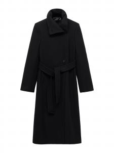 MANGO Демисезонное пальто 'SIRENITA' в черном цвете