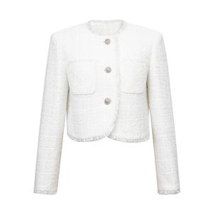 Короткий газовый жакет Deep Breath в стиле ретро, красный