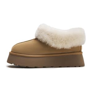 Hotwind Теплые зимние ботинки 8 см, женские, коричневые