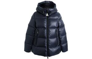 Пуховик женский темно-синий Moncler