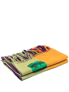 Одеяло в стиле колор-блок colville, зеленый