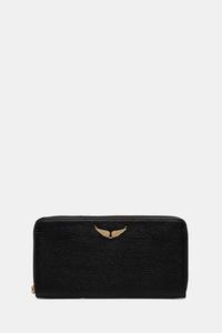 Кожаный кошелек Zadig&Voltaire, черный