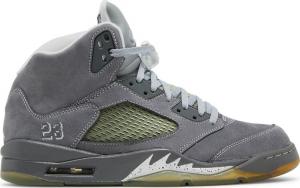 Кроссовки Air Jordan 5 Retro Wolf Grey, серый