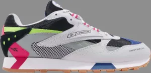 Кроссовки classic leather ati 90s 'skull grey' Reebok, серый