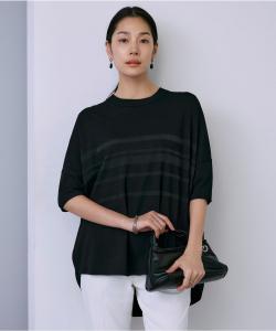 Пуловер VIS/NY с прозрачной каймой из тонкой тесьмы