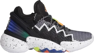 Кроссовки Adidas D.O.N. Issue #2 Big Kids 'Black Multi', черный