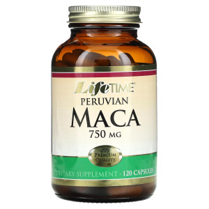 LifeTime Vitamins, Перуанская мака, 750 мг, 120 капсул