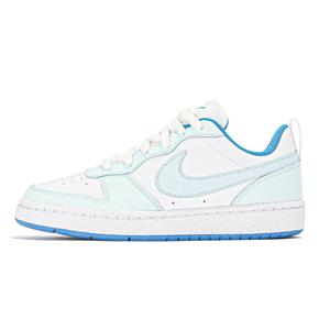 Кроссовки для скейтбординга Court Borough Low с противоскользящей подошвой и устойчивостью к истиранию, низкие, для детей и подростков Nike, Light Cyan