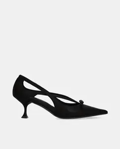 Женские туфли-лодочки из кожи с заостренным носком Lola Cruz, черный