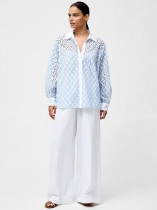 Рубашка galina с цветочным рисунком French Connection, цвет Sky Blue