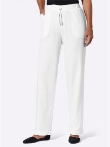 Sieh an! Белые брюки без шнурков