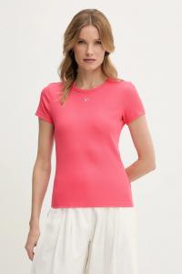 Футболка Tommy Jeans, розовый