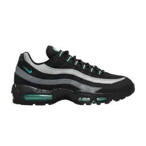 Кроссовки Nike Air Max 95 Black Aurora Green, черный