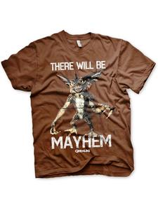 Футболка There Will Be Mayhem T-Shirt коричневого цвета Gremlins