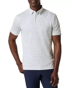 Поло Halyard с коротким рукавом, прованс, многослойный ромб Mizzen+Main, белый