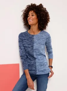 Вязаный свитер Classic Basics "Пуловер", синий